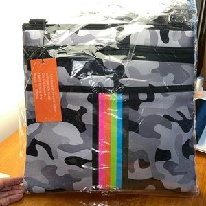 NWT Haute Shore Peyton Ultimate Grey Camo Crossbody Bag